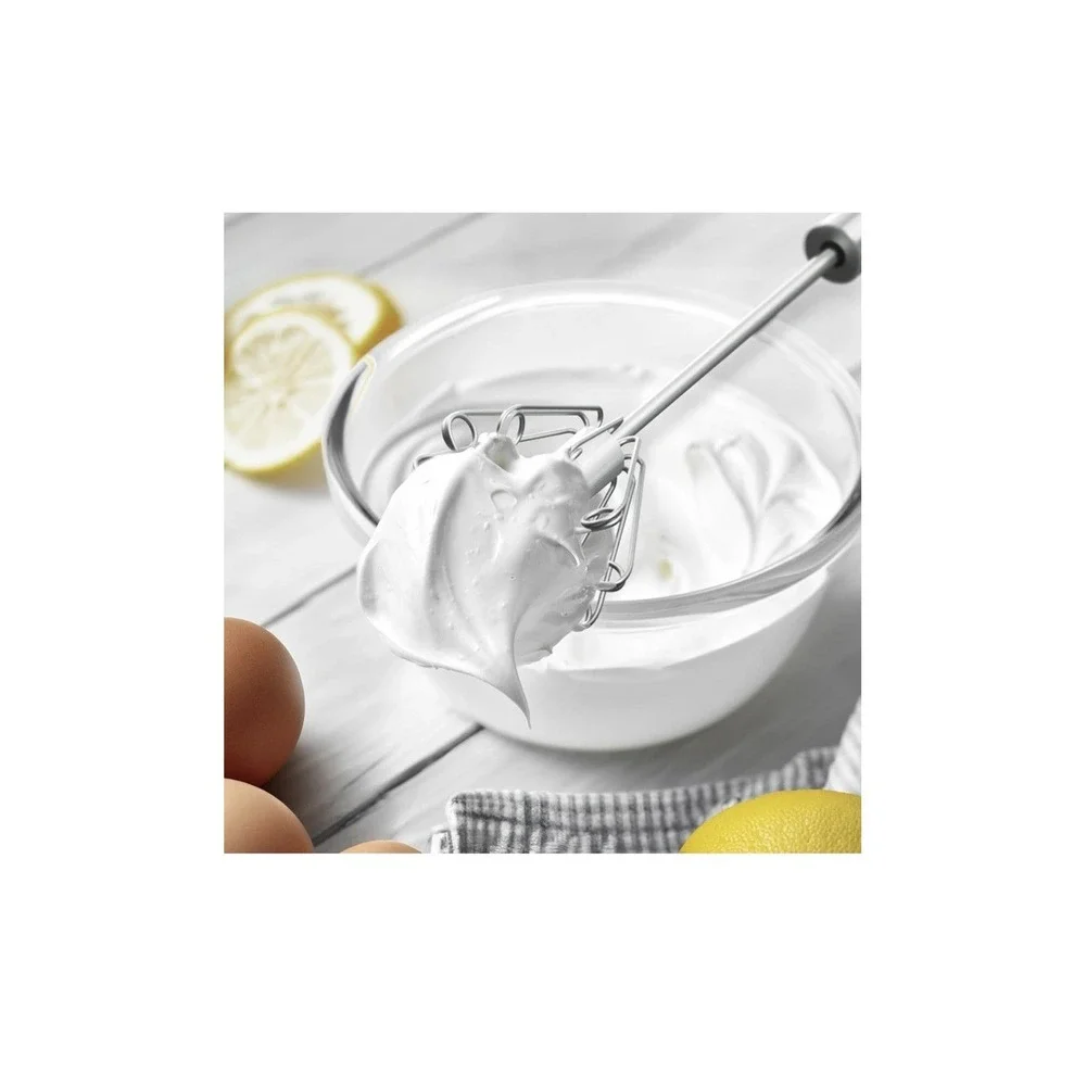 N35/. OOKUU Stainless Steel Egg Whisk, Semi Automatic Whisk Blender